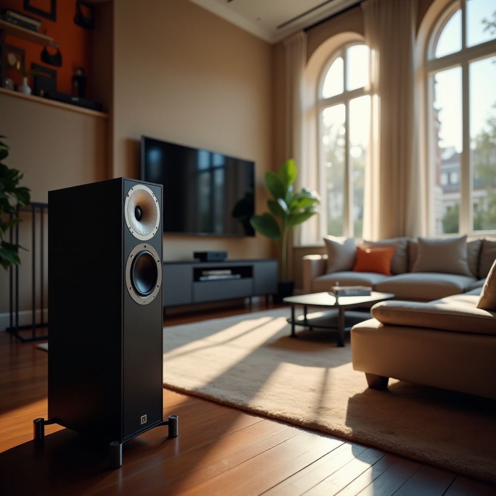 удаљеност између предњих звучника кућног биоскопа kef
