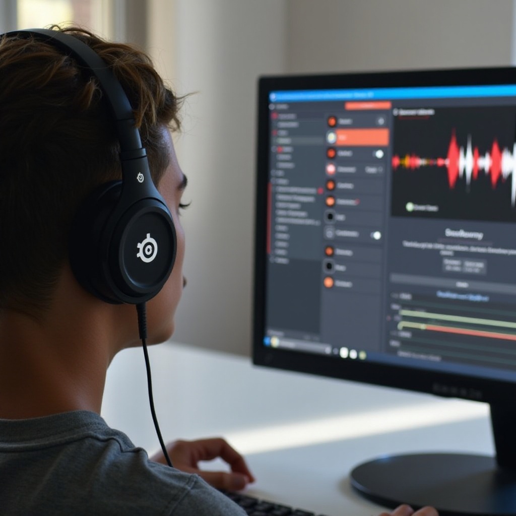 sunetul va funcționa doar cu căștile SteelSeries
