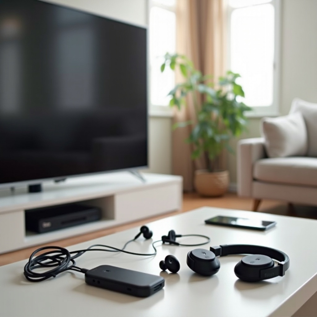 как подключить мои наушники к моему телевизору LG