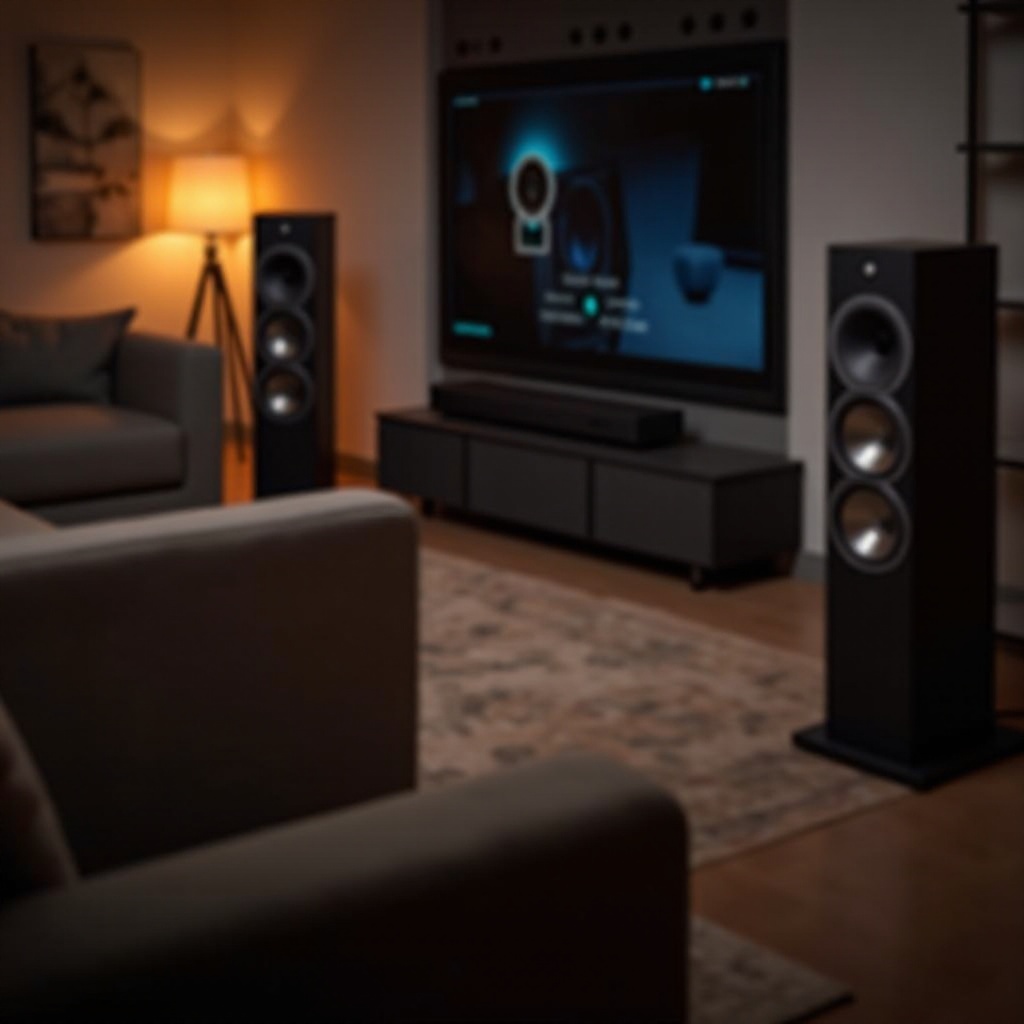 distanța dintre difuzoarele frontale ale home theater-ului kef